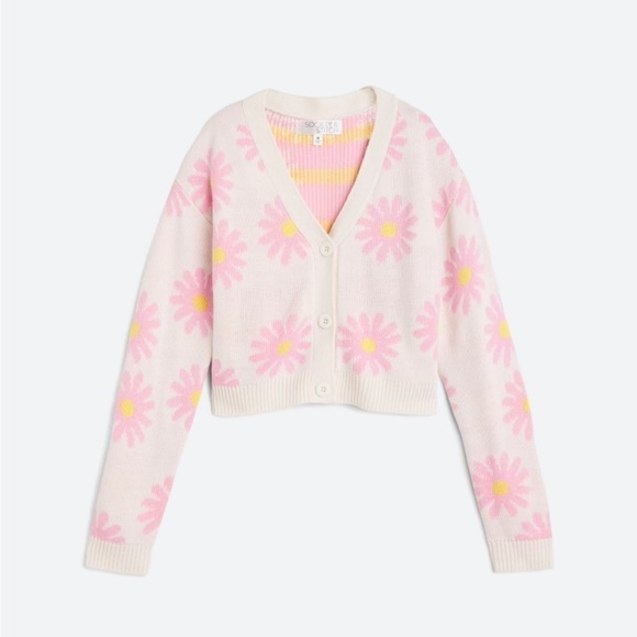 Society & Stitch. McKay 3 button floral cardigan. Size XXL - Picture 1 of 12